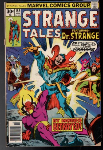 Strange Tales #188: Dr Strange Vs Dormammu Baron Mordo Ancient One